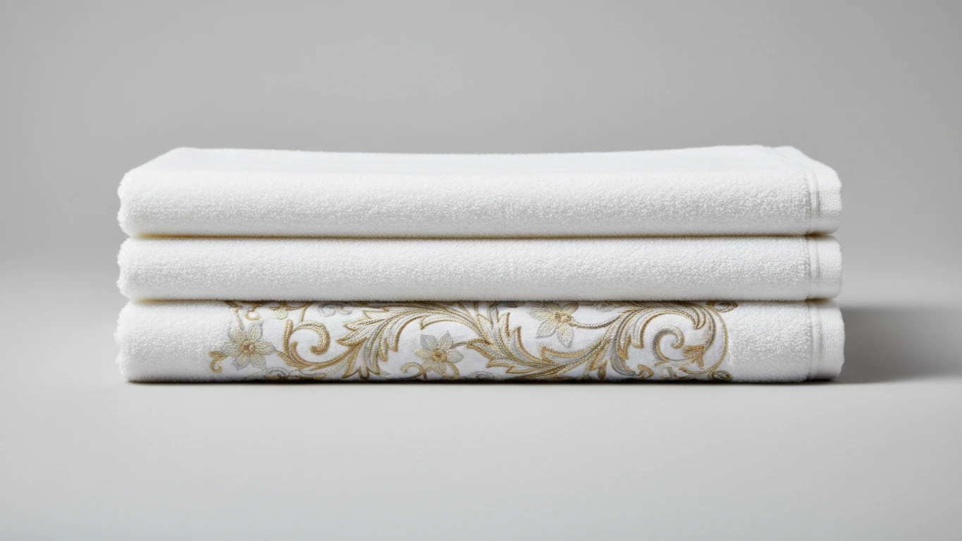 Toalha de Banho Premium Bordada