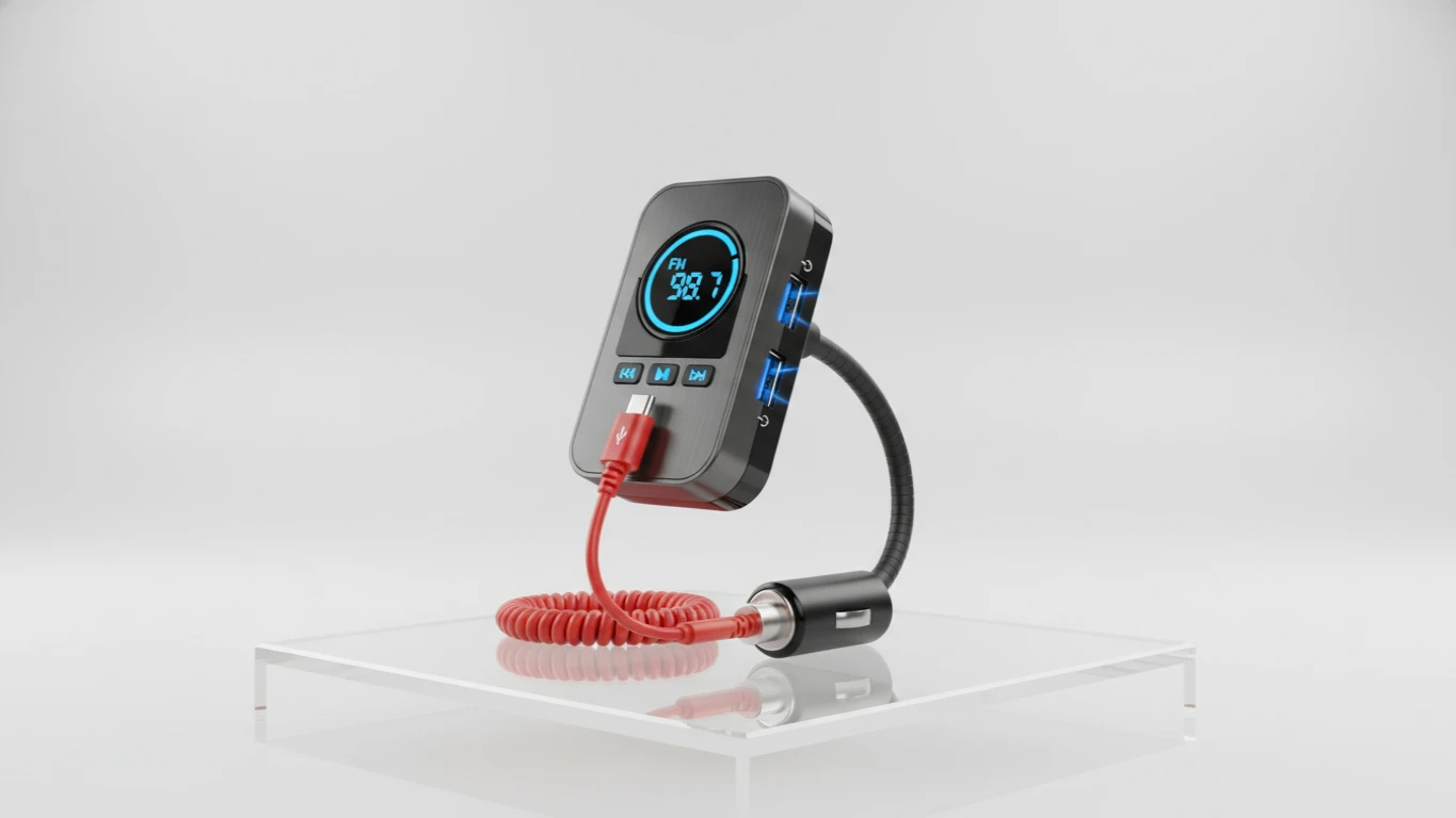 Transmissor Bluetooth e Carregador Veicular
