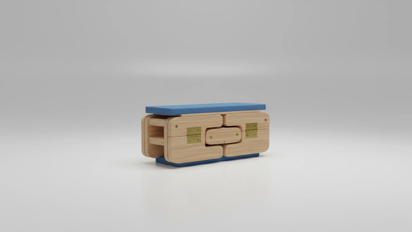 Trave de Equilíbrio Dobrável para Chão