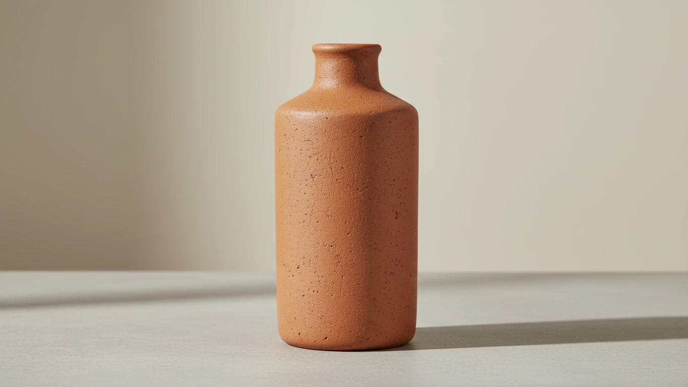 Vaso Decorativo de Terracota Minimalista