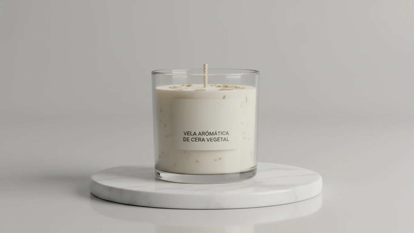 Vela Aromática de Cera Vegetal