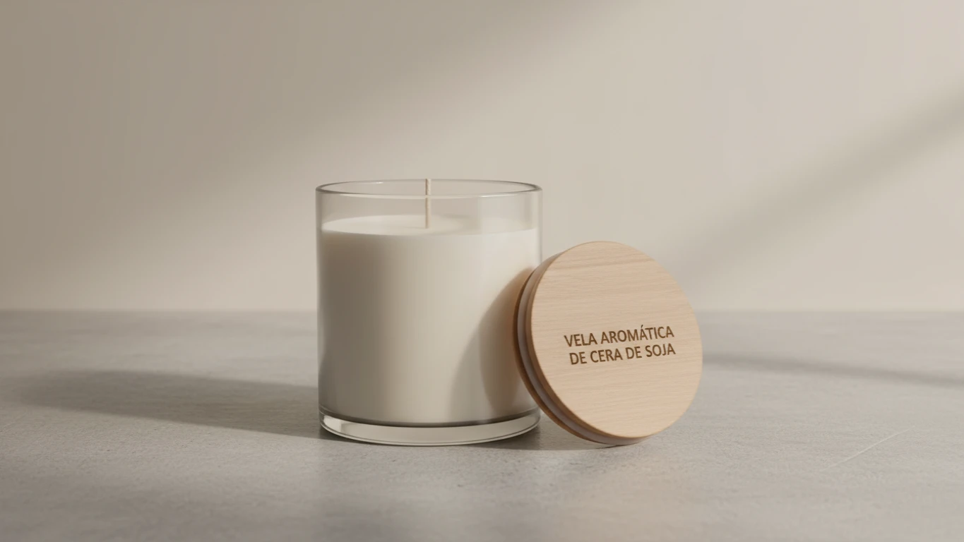 Vela Aromática de Cera de Soja