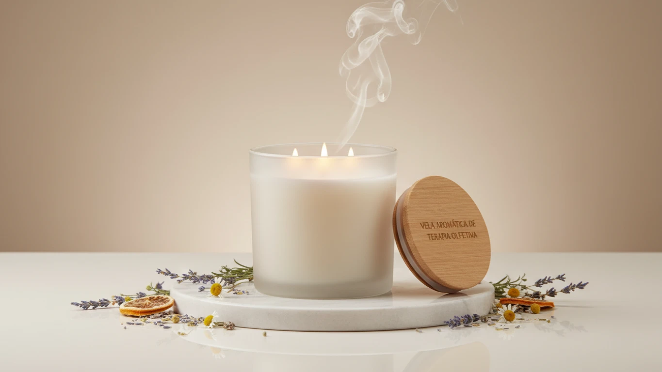 Vela Aromática de Terapia Olfativa
