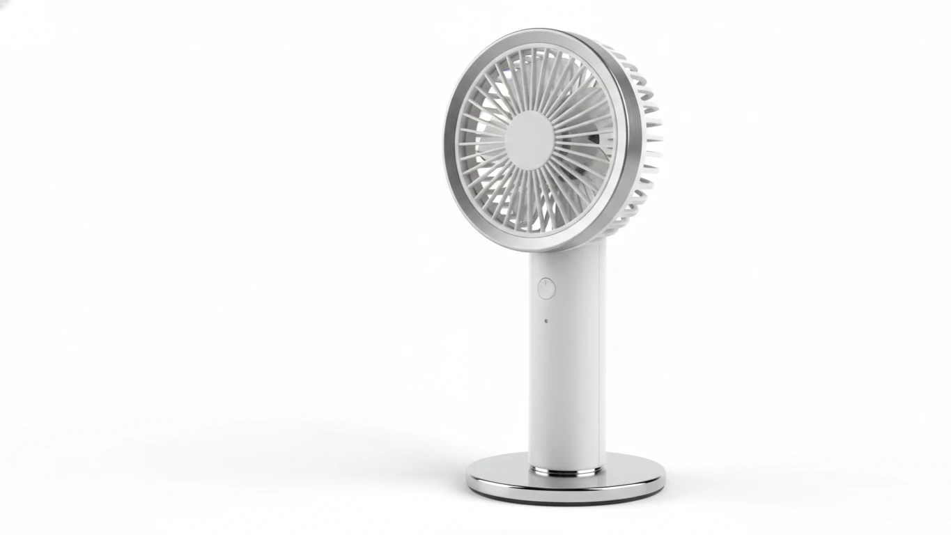 Ventilador de Mão Recarregável Silencioso