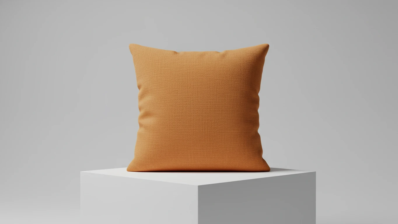 Almofada Decorativa em Tecido Premium Laranja