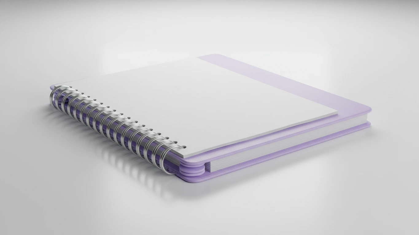 Caderno Inteligente Lilás Pastel