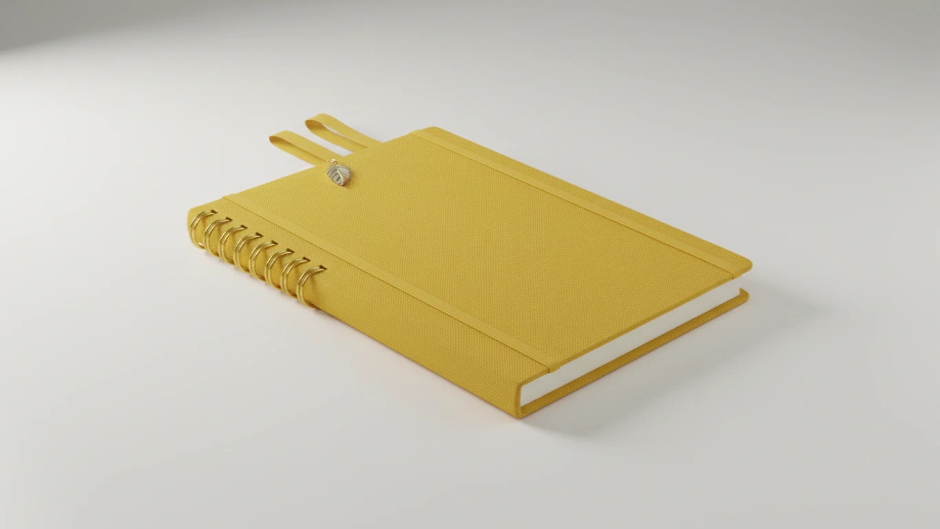 Caderno de Planejamento Premium Amarelo