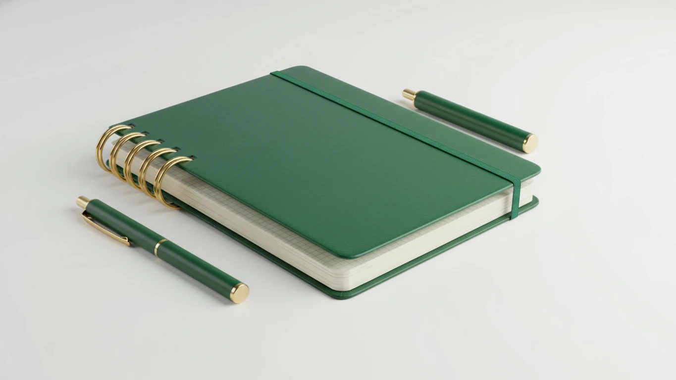 Caderno de Planejamento Premium Verde