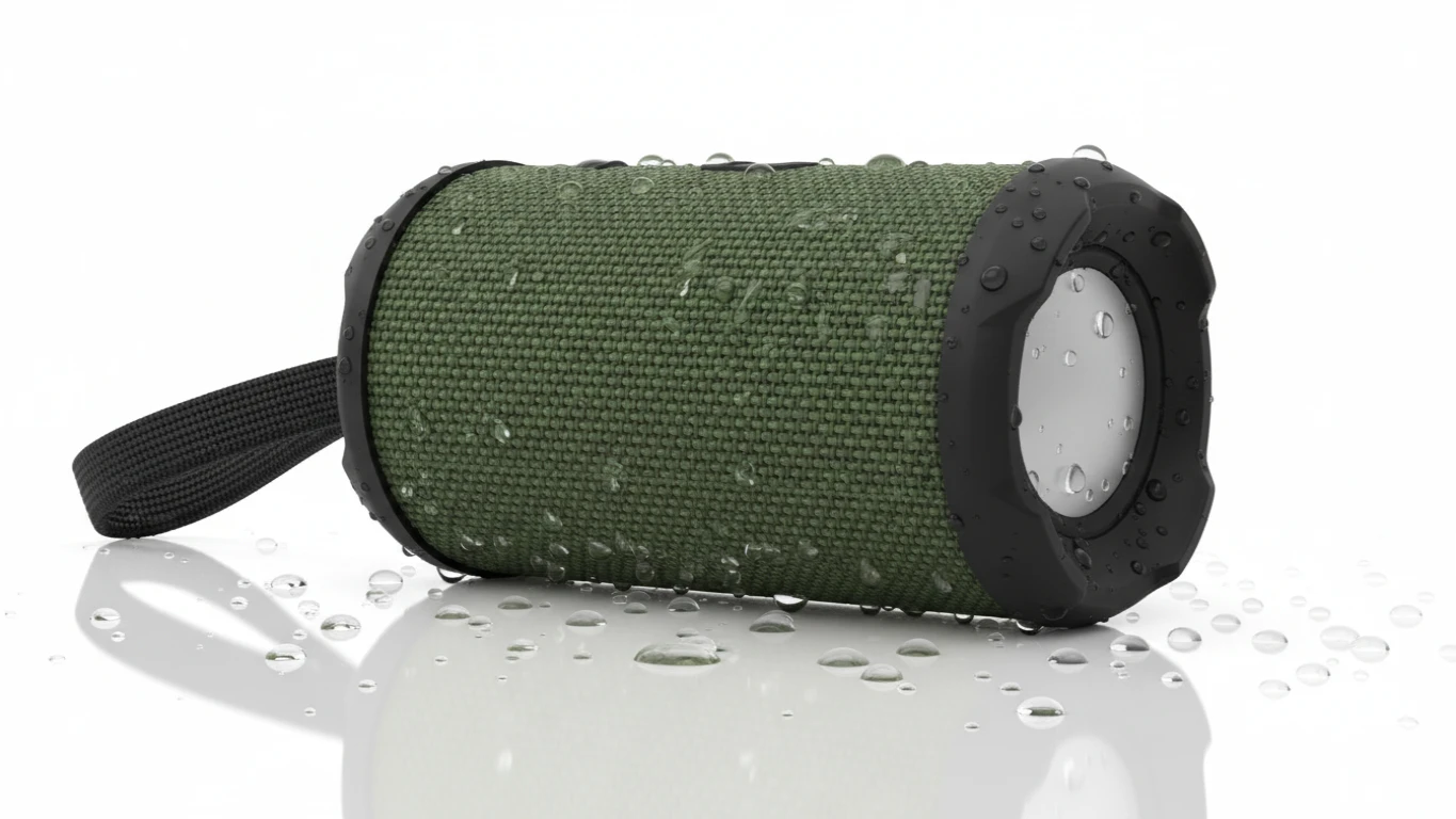 Caixa de Som Bluetooth Impermeável Verde