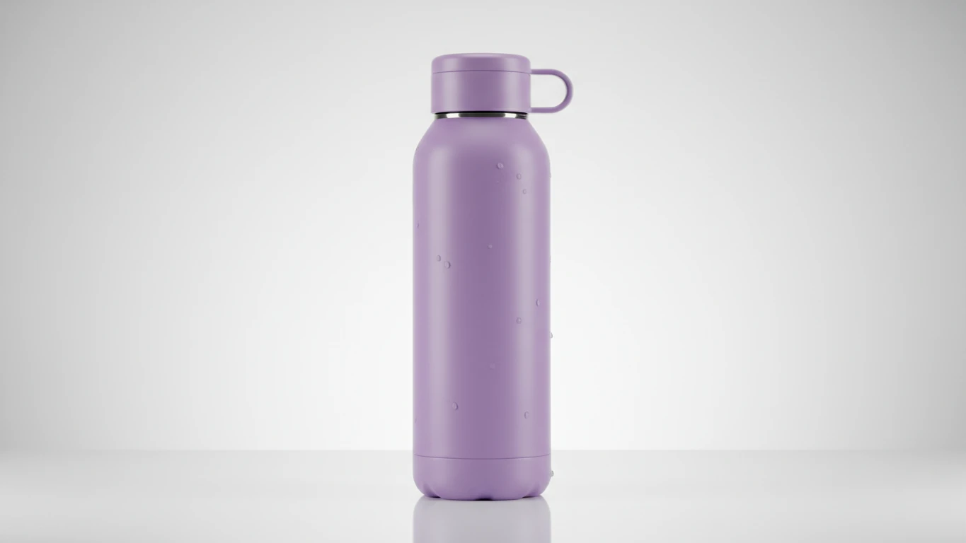 Garrafa Térmica Lilás Inoxidável