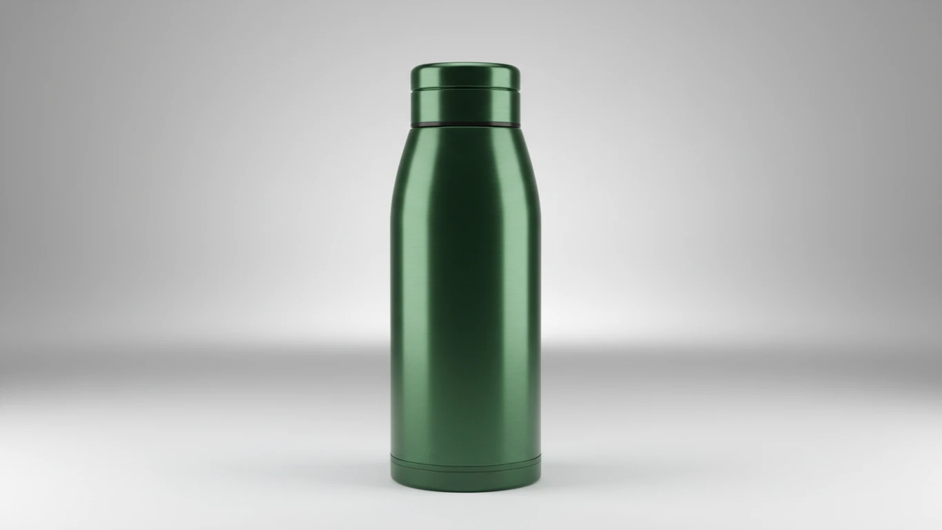 Garrafa Térmica em Aço Inox Verde