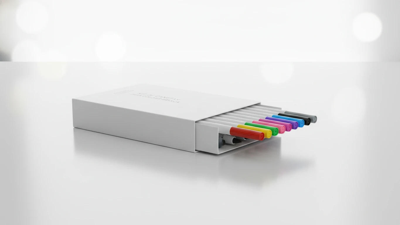 Kit de Canetas para Colorir Branca