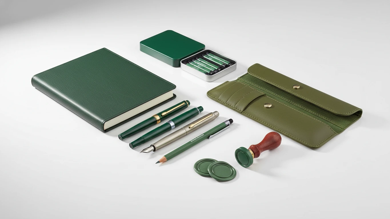 Kit de Escrita Criativa Verde