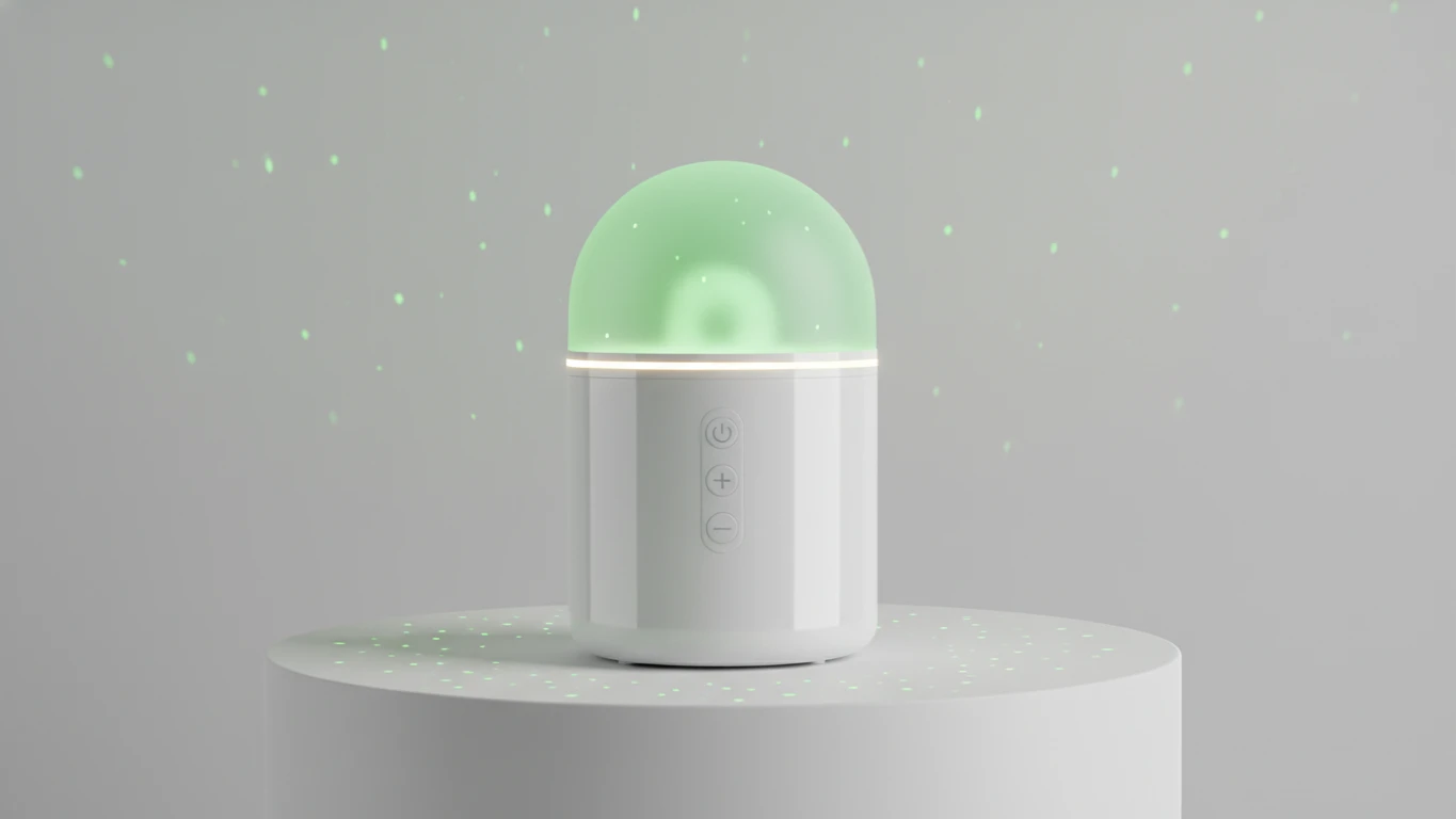 Luminária Projetora de Estrelas Verde