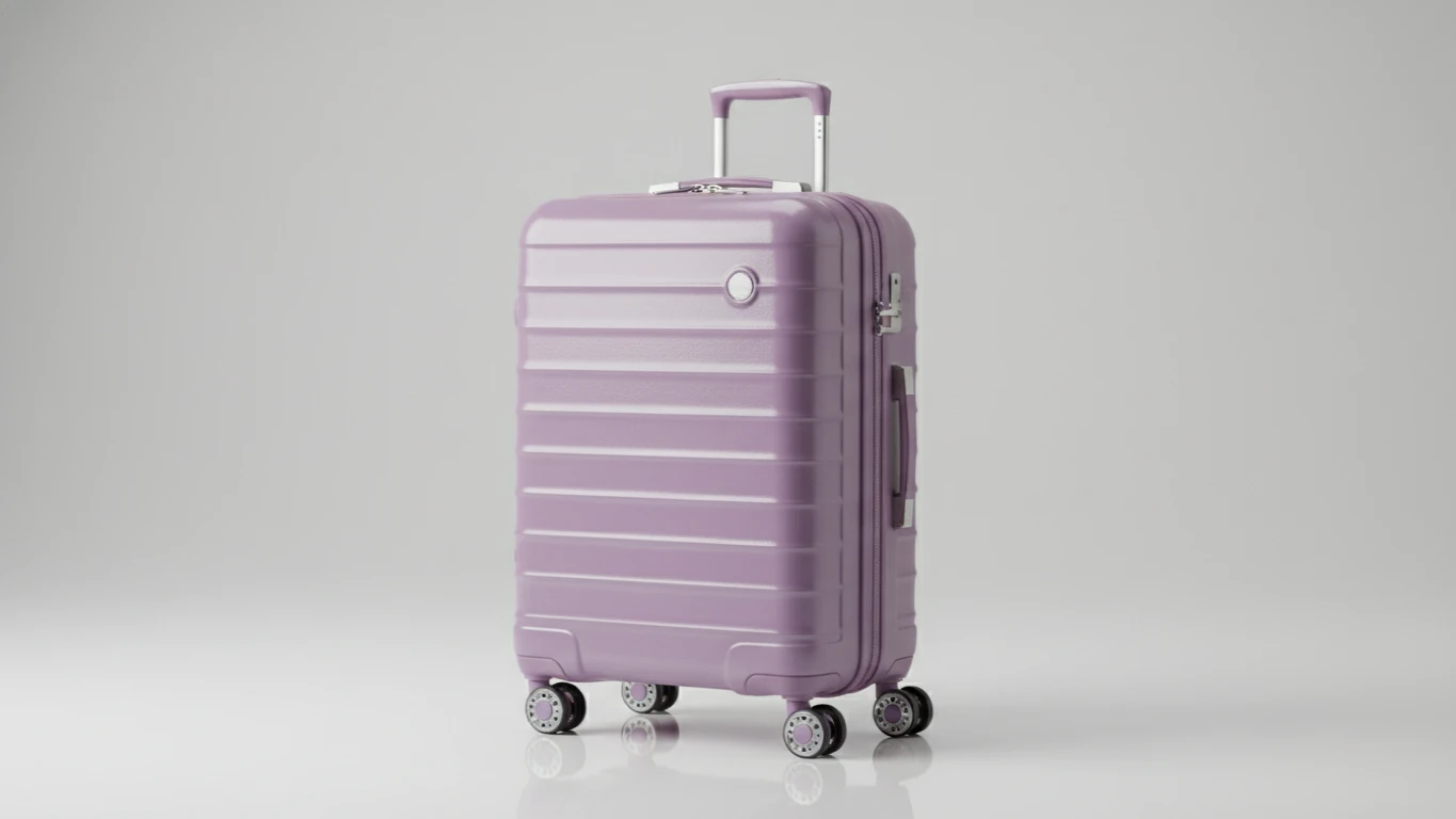 Mala de Bordo Rígida Lilás