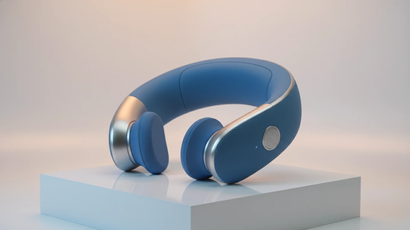 Massageador Elétrico de Pescoço Azul