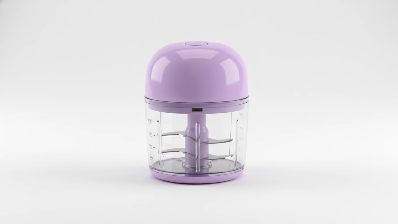 Mini Processador de Alimentos Lilás