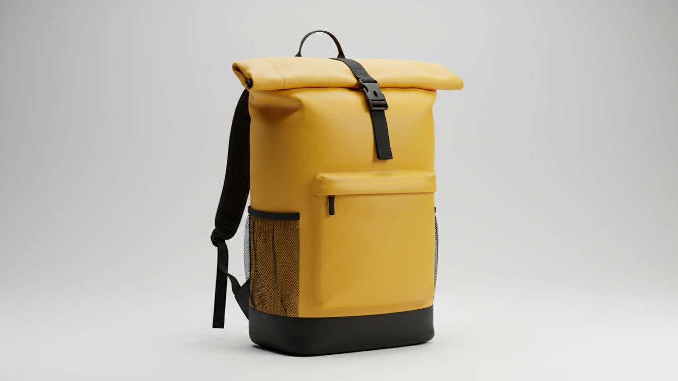 Mochila Urbana Impermeável Amarela