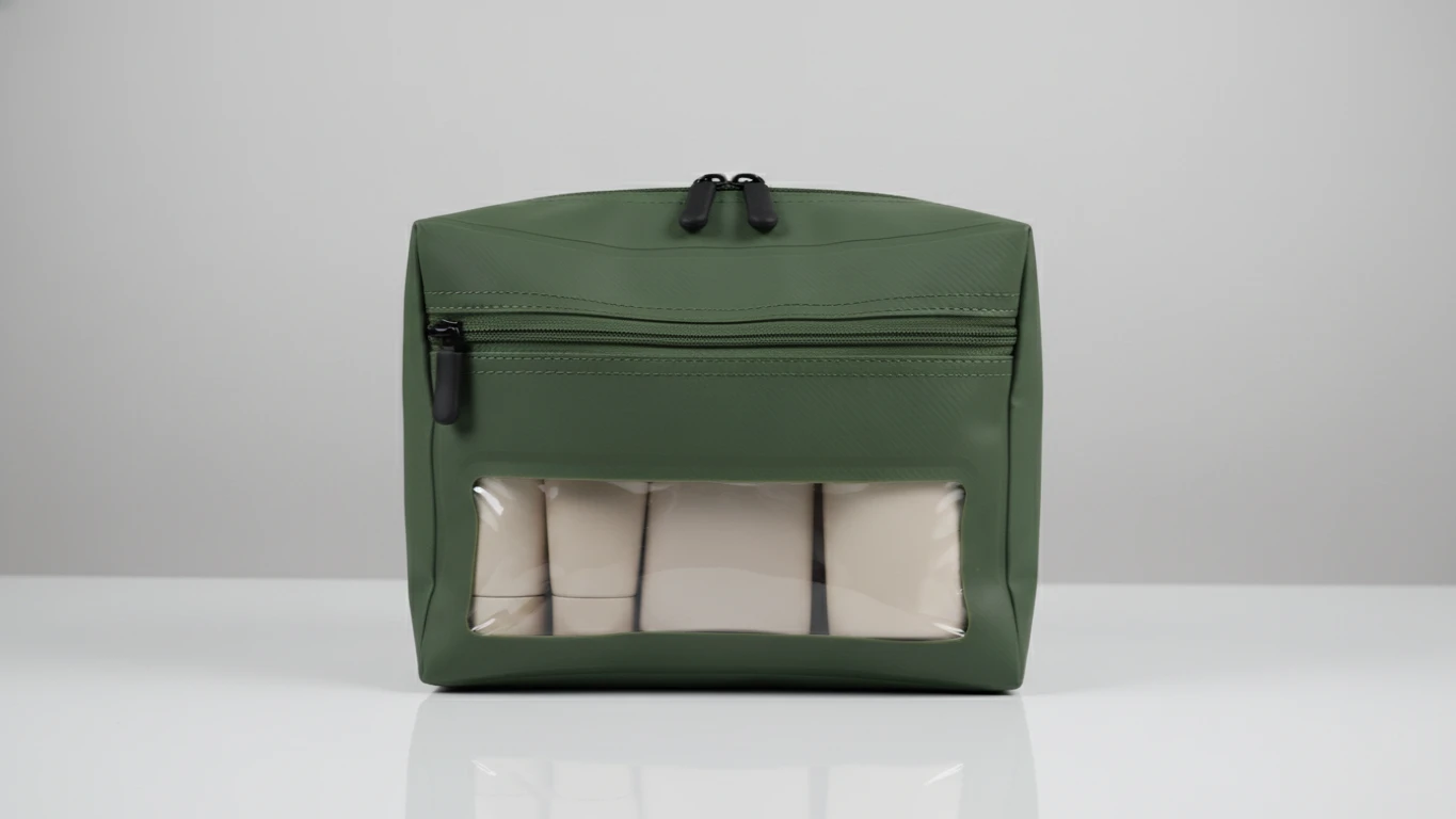 Necessaire de Viagem Impermeável Verde