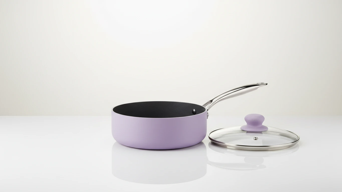 Panela Antiaderente de Cerâmica Lilás