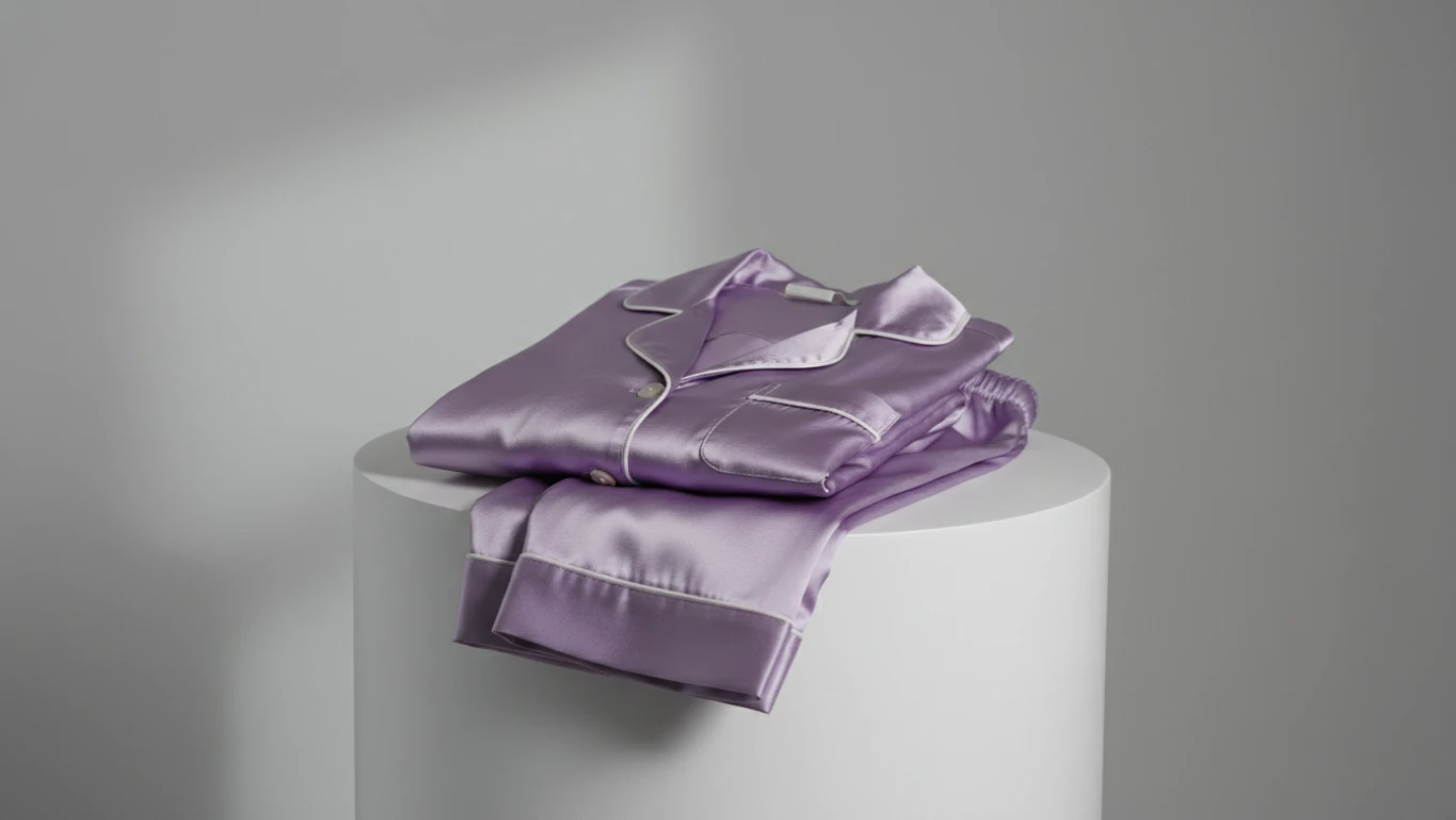 Pijama de Cetim Premium Lilás