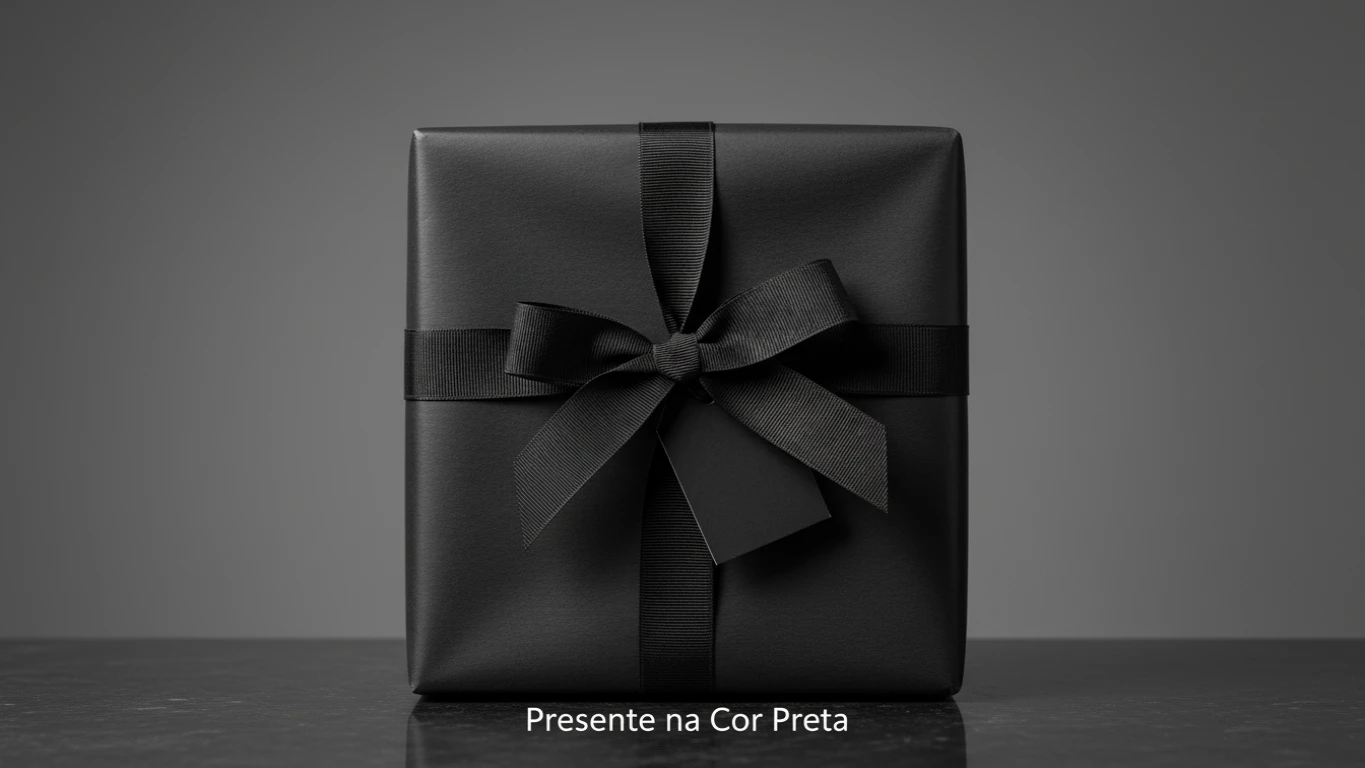 Presente na Cor Preta