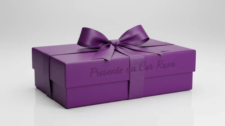 Presente na Cor Roxa