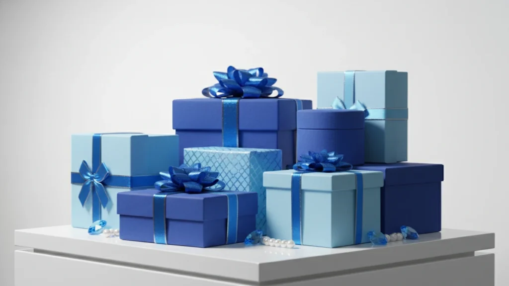 Presentes na Cor Azul