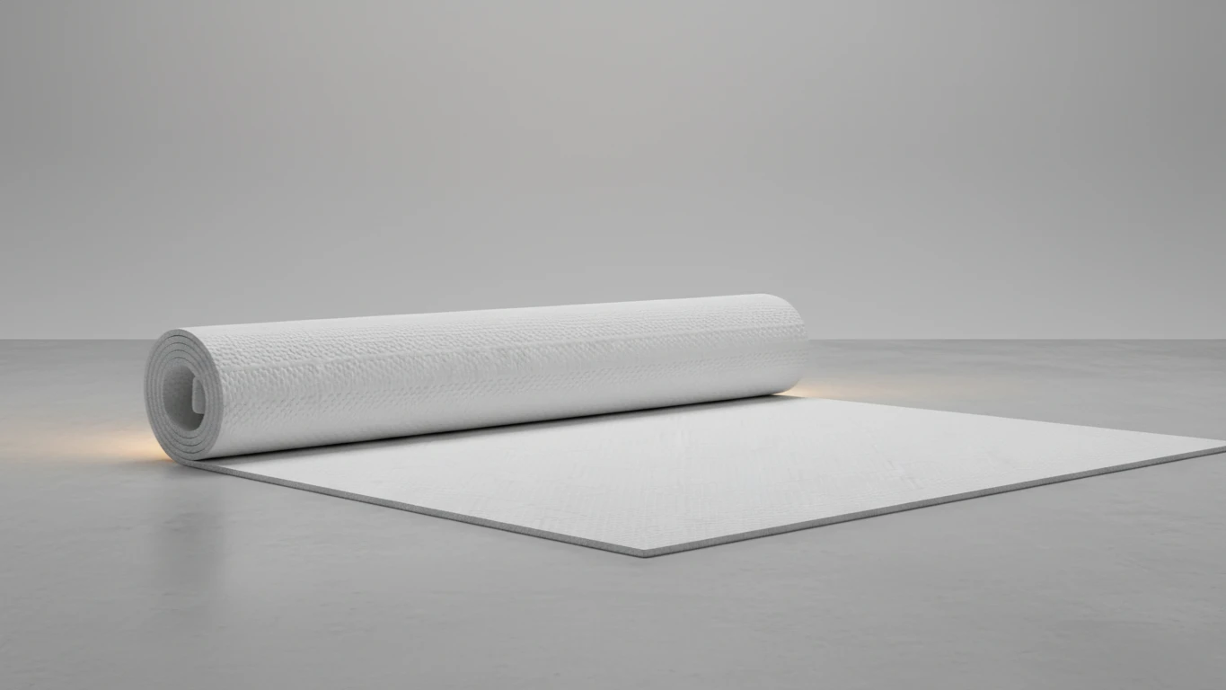 Tapete de Yoga Antiderrapante Branco