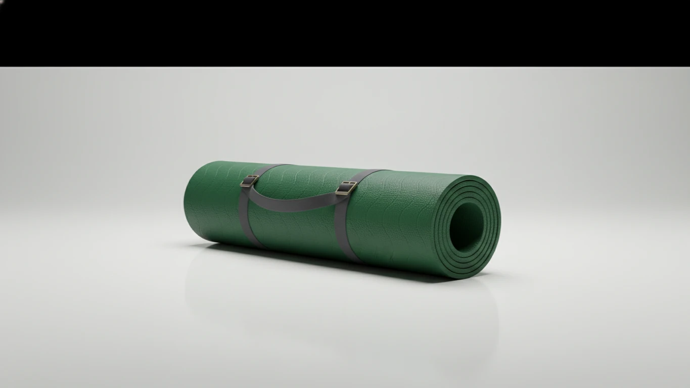 Tapete de Yoga Antiderrapante Verde