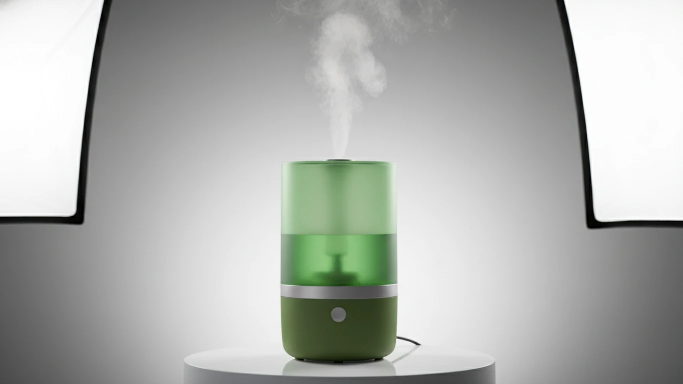 Umidificador de Ar Ultrassônico Verde